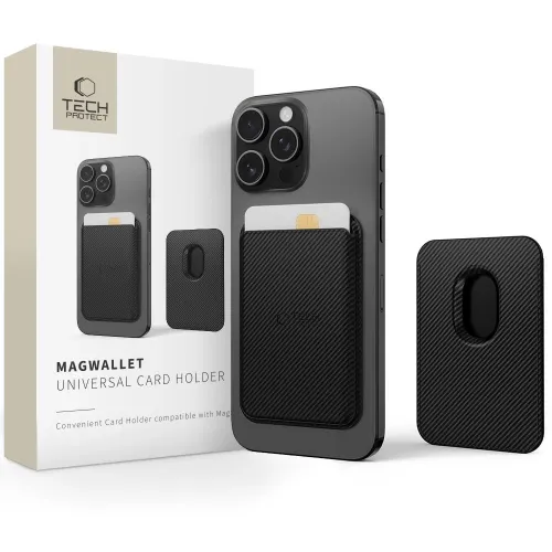 MagSafe kaarditasku carbon stiilis