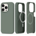 iPhone 15 Pro Max, Olive MagSafe silicone case