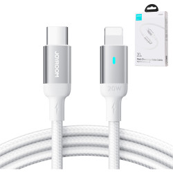 iPhone charging cable JOYROOM USB-C/LIGHTNING 20W, 2M white