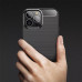 iPhone 14 Plus black carbon silicone case