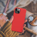 iPhone 13 Mini red silicone case Nillkin