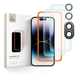 iPhone 16, tempered glass kit [3 PACK]