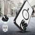 iPhone 16 Pro, black/transparent MagFlex MagSafe case