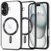 iPhone 16, black /transparent MagSafe case