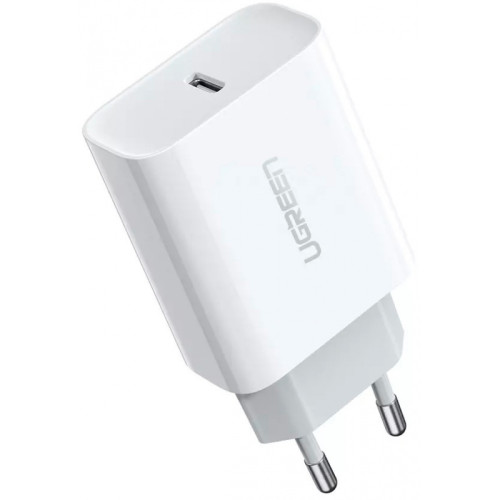 iPhone seinaadapter UGREEN, 20W USB-C (white)