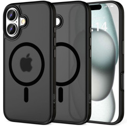 iPhone 16, black (matte) MagSafe silicone case iPhone 16, black (matte) MagSafe silicone case