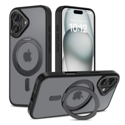 iPhone 16, black (matte) MagSafe tugiandlaga case iPhone 16, black (matte) MagSafe tugiandlaga case