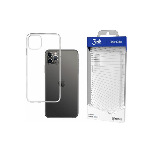 iPhone 11 Pro Max.Läbipaistev silikoonümbris.3MK