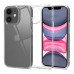 iPhone 11.Läbipaistev silikoonümbris.