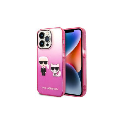 Apple iPhone 14 Pro - Karl Lagerfeld roosa silikoonümbris Apple iPhone 14 Pro - Karl Lagerfeld roosa silikoonümbris