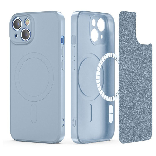 iPhone 14 Plus/15 Plus.Helesinine Magsafe kaitseümbris.