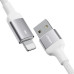 iPhone kaabel.JOYROOM A10 SERIES USB-A/LIGHTNING 2.4A 1.2M VALGE.