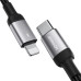 iPhone кабель для зарядки JOYROOM USB-C/LIGHTNING 20W, 2M чёрный
