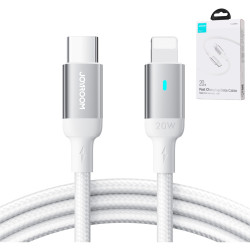 iPhone laadimiskaabel.JOYROOM USB-C/LIGHTNING 20W 1.2M VALGE.