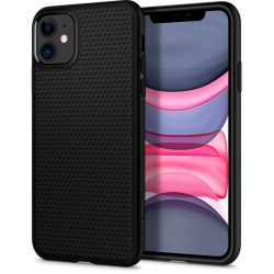 iPhone 11.Must silikoonümbris Liquid Air.