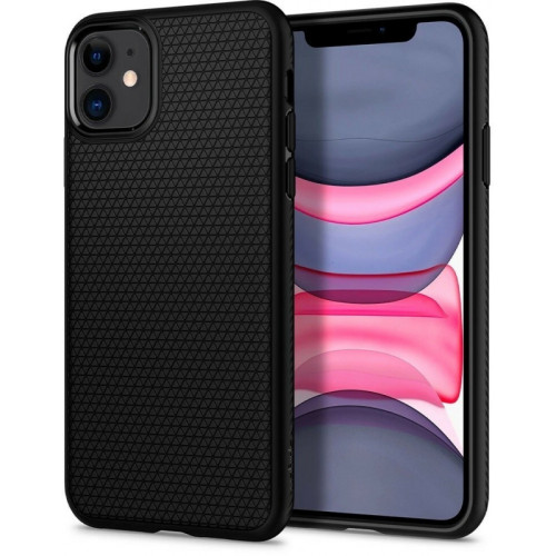 iPhone 11.Must silikoonümbris Liquid Air.