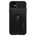 iPhone 11.Must silikoonümbris Spigen Rugged Armor.