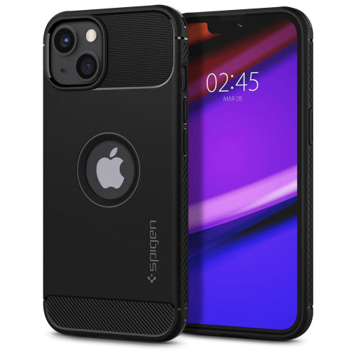 iPhone 13 Pro чёрный Spigen силиконовый чехол