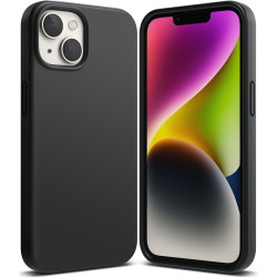 Apple iPhone 14 - чёрный силиконовый чехол