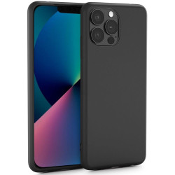 iPhone 13 Pro Max чёрный силиконовый чехол