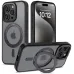iPhone 15 Pro чёрный матовый (с подставкой) MagRing MagSafe чехол