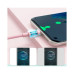 iPhone кабель JOYROOM USB 1M розовый