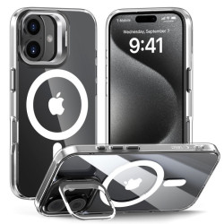 iPhone 16, прозрачный MagSafe с подставкой чехол