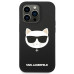 iPhone 14 Pro чёрный Karl Lagerfeld силиконовый чехол