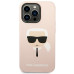 iPhone 14 Pro розовый Karl Lagerfeld силиконовый чехол